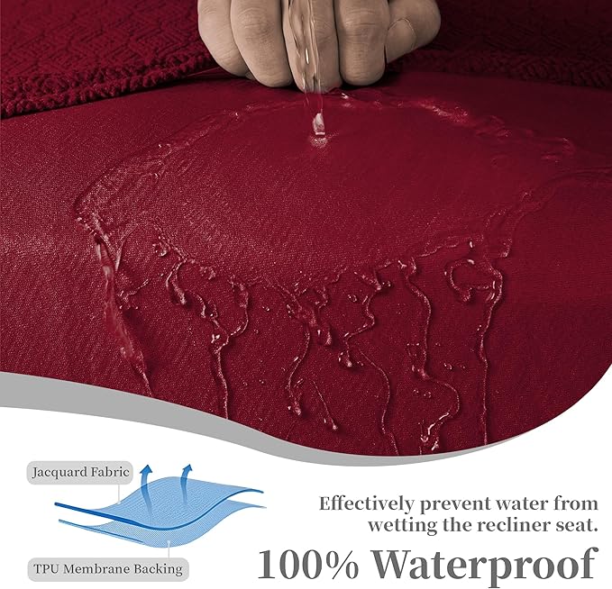 100% Waterproof Sectional Recliner Couch Covers