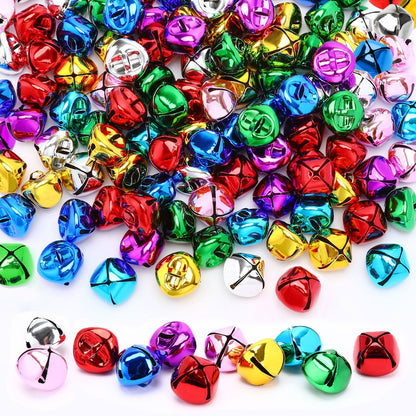 Augshy 4/5 Inch Jingle Bells for Crafts,120 Pcs Small Christmas Tiny Bell