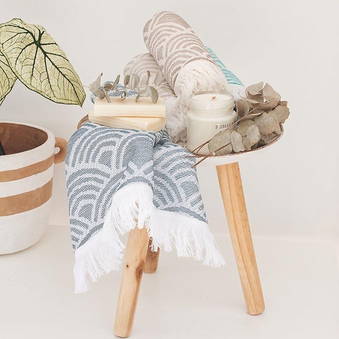 sea me at home Hand Towels for Bathroom, Cotton Kitchen Hand Towels, 100%