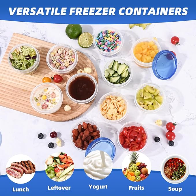Freezer Storage Containers, Ultra Thick Freezer Containers