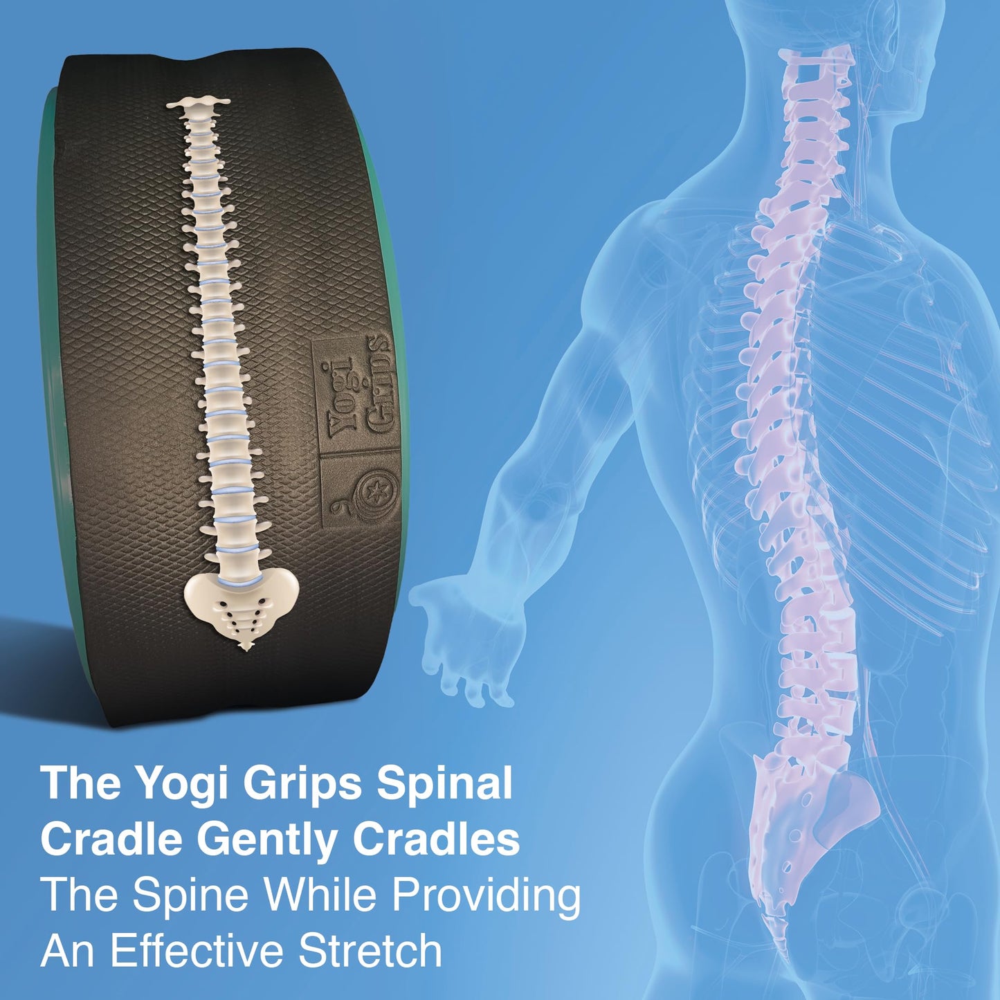 YOGI GRIPS Back Stretcher Roller (Set of Three)