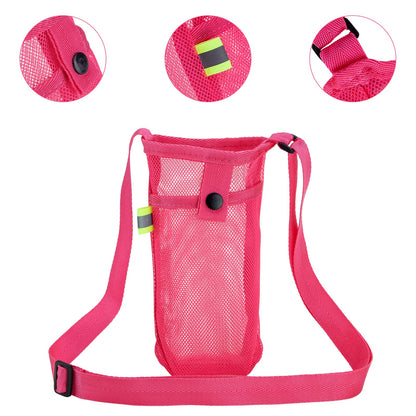 Tainehs Adjustable Shoulder Strap Beach Bottle Carrier for Sports, Gym, Hiking, Camping, Walking, Travel Essentials