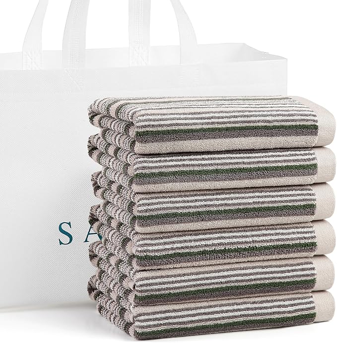 SALAS Kitchen Dish Towels for Drying Dishes, Large Cotton Kitchen Towels