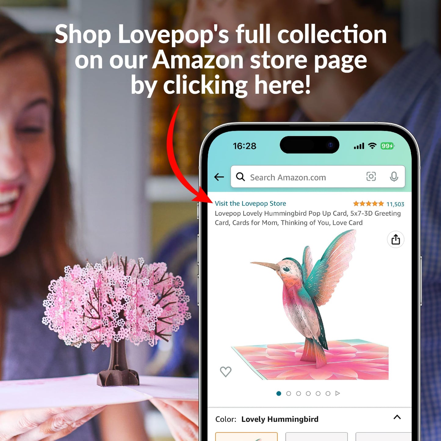 Lovepop Everyday Handmade Botanical Bee HeartFelt Charm Card | Soft Felt Keychain for Wallet, Handbag, Car Key | Ornaments, Bag Charms, Key Ring, Purse Accessories, Gift Toppers | 5" x 7" Card