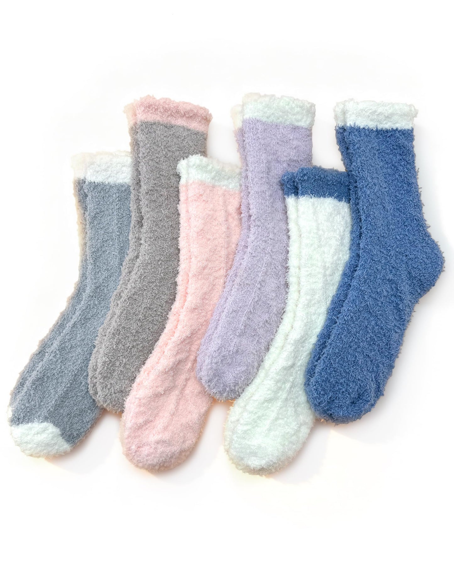 TEHOOK Warm & Cozy Valentines Gifts for Women, Fluffy Fuzzy Plush Sleeping Slipper Socks - Soft Warm Fabric