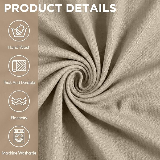 HunnmingRe Sofa Covers for 3 Cushion Couch Stretch Sofa and Loveseat Covers Set