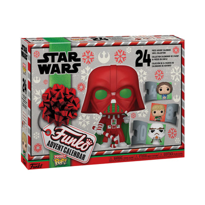 Funko Advent Calendar: Star Wars Holiday - Darth Vader - 24 Days Of Surprise - Collectable Vinyl Mini Figures - Mystery Box - Gift Idea - Holiday Xmas for Girls, Boys & Kids - Christmas Countdown