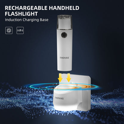 THOVAS Emergency LED Flashlight, Power Failure Light, Plug-in Flashlight for Home, Rechargeable Power Failure Flashlights, Handheld Lights Perfect for Hurricane, Survival Kits Emergencies 3 Pack