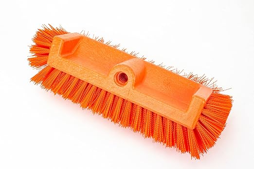 SPARTA Multi-Level Tile Scrub Brush 12" Wide Brush Head, Heavy-Duty Tile