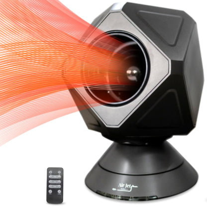 Norviera Air Jet Series-1 Cooling Fan with Heater – 10-Speed Powerful Fan for Summer, Built-in Heat for Year-Round Use | 5 Modes | Adjustable Thermostat (40–90°F)