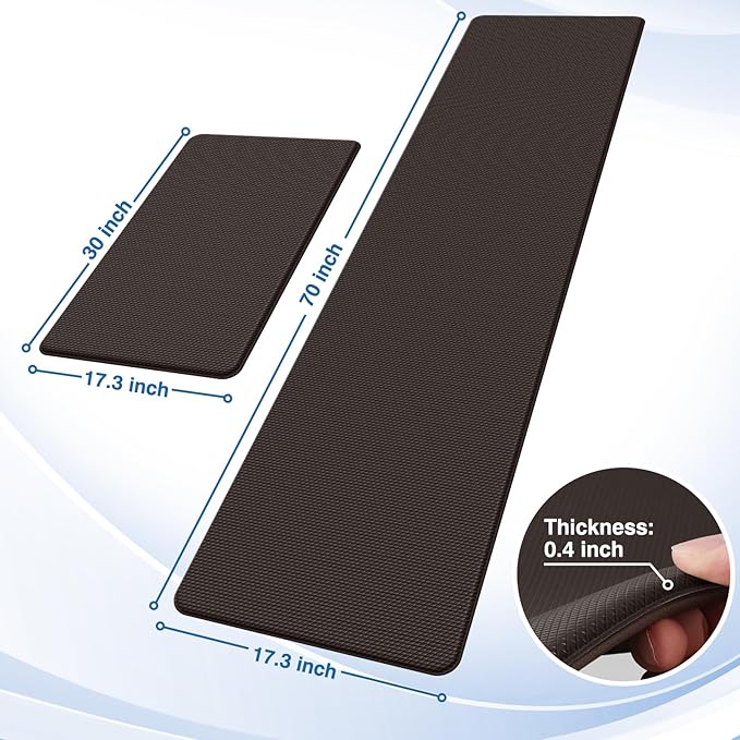 StepRite Kitchen Mats, Cushioned Anti Fatigue Kitchen Mats