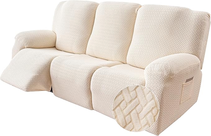 Genina Recliner Sofa Cover Stretch Couch Covers, Sofa Slipcover