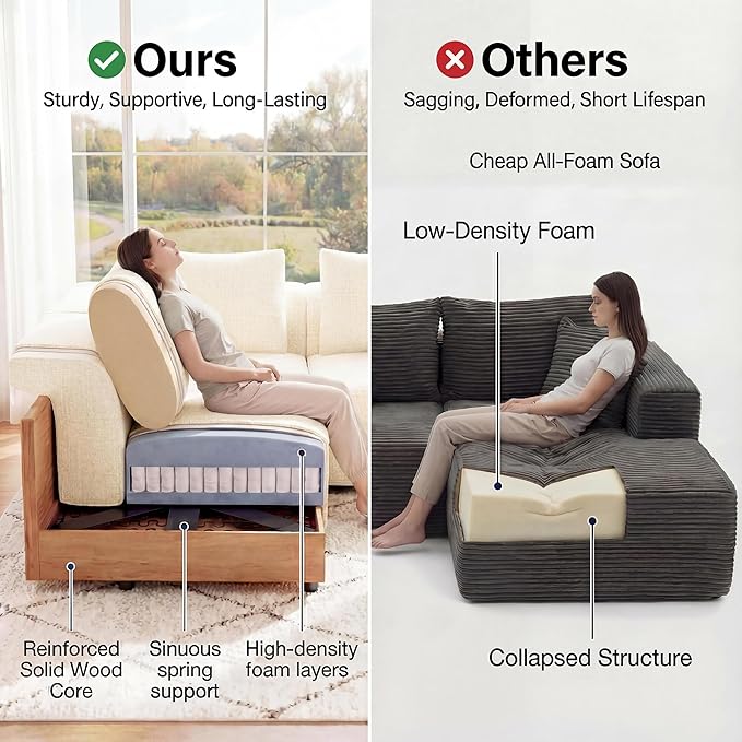 Welzona loveseat Sofa, Small Couches