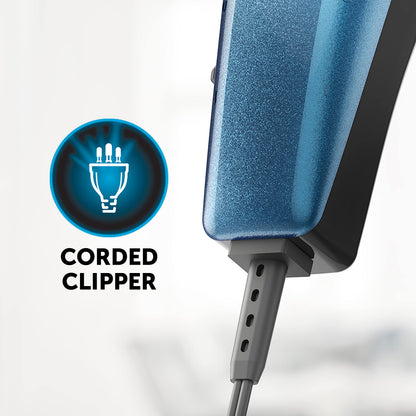 Wahl Colour Pro Corded Clipper, Hair Clippers for Men, Head Shaver, Men's Hair Clippers, Colour Coded Clipper Guides, Corded, Family at Home Haircutting