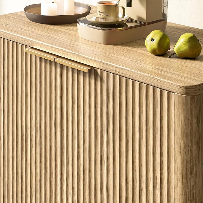 Evermagin 31.5" Oak Buffet Cabinet
