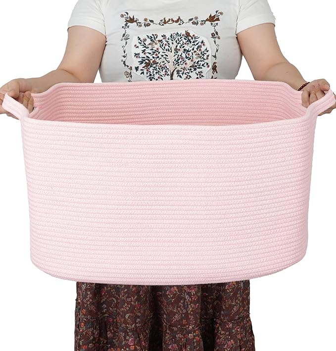 Large Rectangle Blankets Baskets 22"x17"x12" Toy Basket