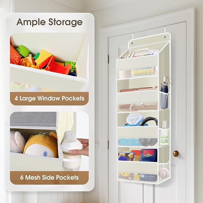 2 Pack Over The Door Organizer, Hanging Storage Organizer