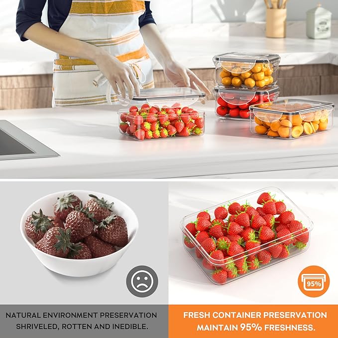 40 PCS Food Storage Containers