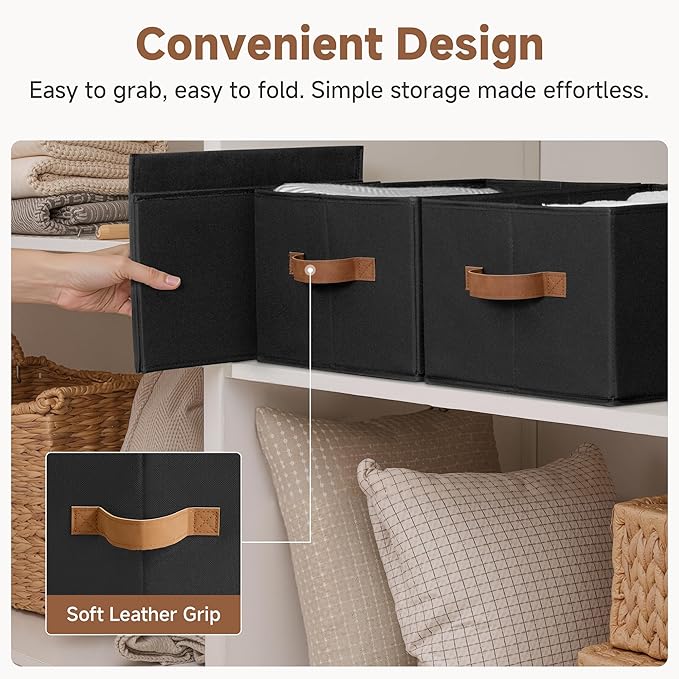 StorageWorks Storage Bins for Shelves, Closet Organizers and Storage Baskets