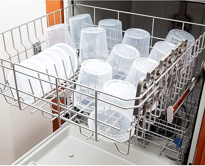 DuraHome Deli Containers with Lids 24oz. Leakproof 30 Sets BPA-Free Plastic