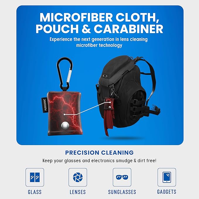 Microfiber Cloth & Glasses Wipes Lens & Glasses Cleaning Cloth