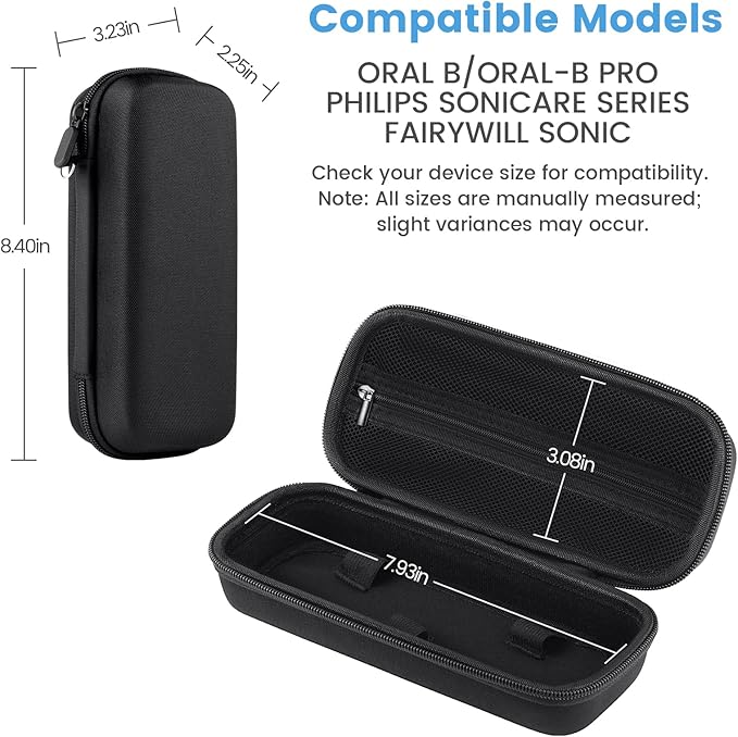 Toothbrush Travel Case Compatible