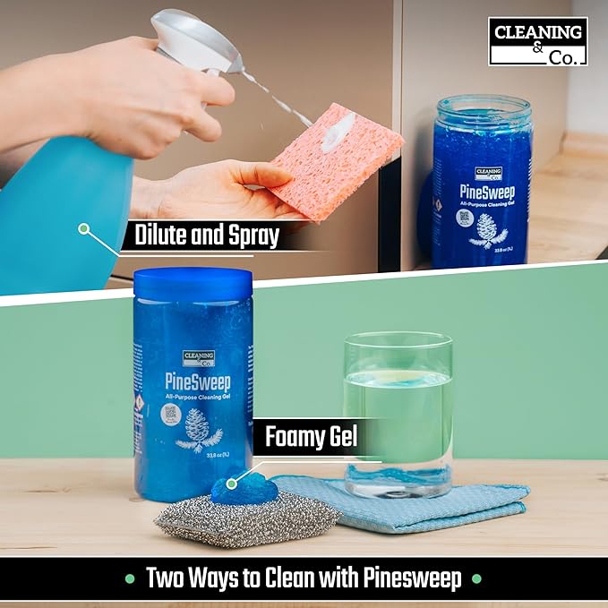 All-Purpose Cleaning Gel with Pine Oil – Multipurpose Household Cleaner