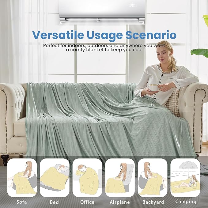 OIGAE Cooling Blanket for Hot Sleepers