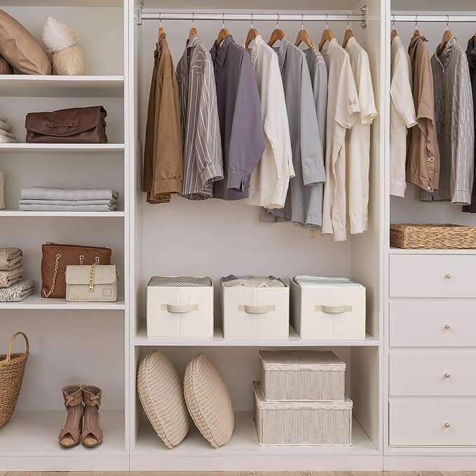 StorageWorks Closet Organizers and Storage Bins, Fabric Storage Baskets