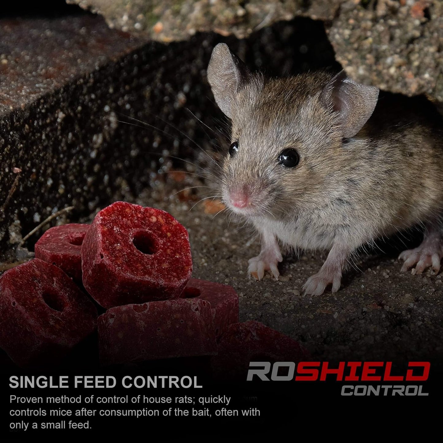 ROSHIELD - 2X PRE-BAITED Anti Rat Solution Kit | Pre Bait Boxes | indoor/Outdoor Fast & Safe Infestation Control | Rat Poisoning Super Strength | Rodent Poisoning | READY -TO USE, 2 Pack