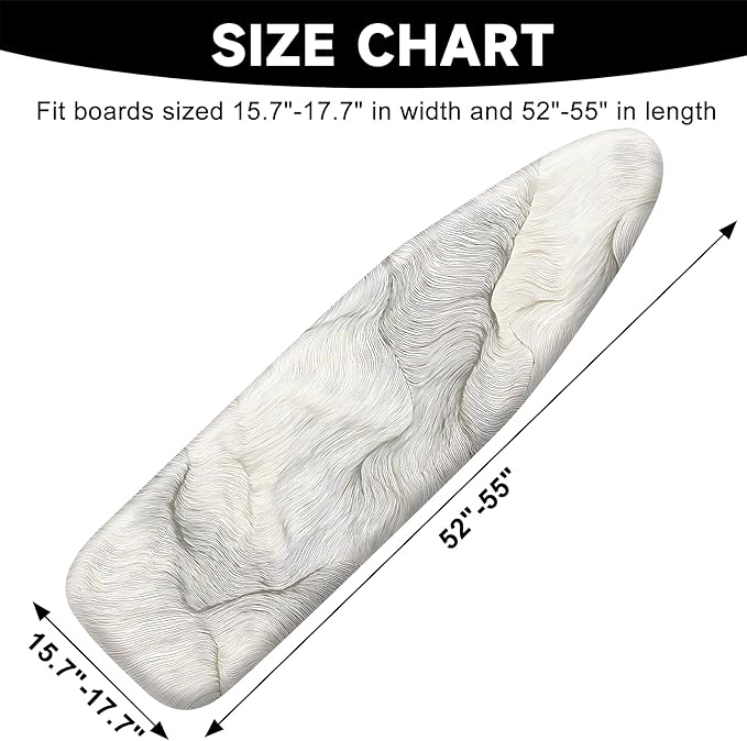 Quick Install Ironing Board Cover 17" x 55" Ironing Board Cover