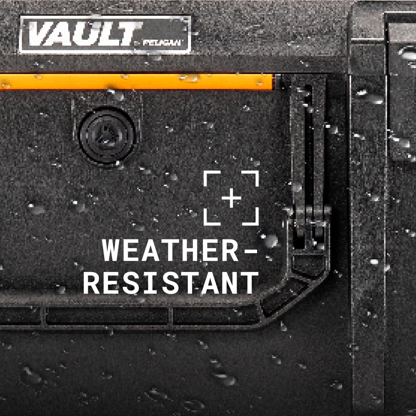 Pelican Vault v300-5 Pistol and 19 Magazine Pre-Cut Foam Gun Case (Black)