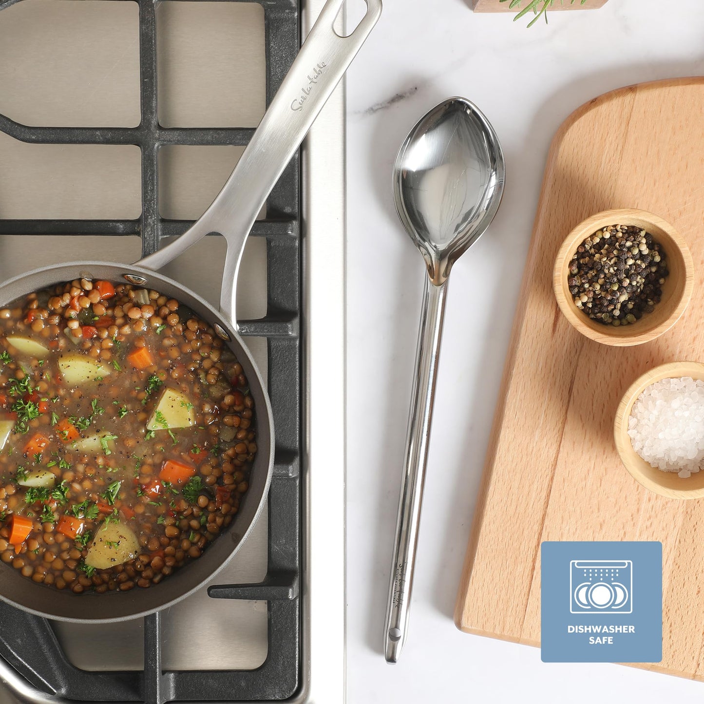 Sur La Table Kitchen Essential Steelhaus Stainless Steel Kitchen Spoon