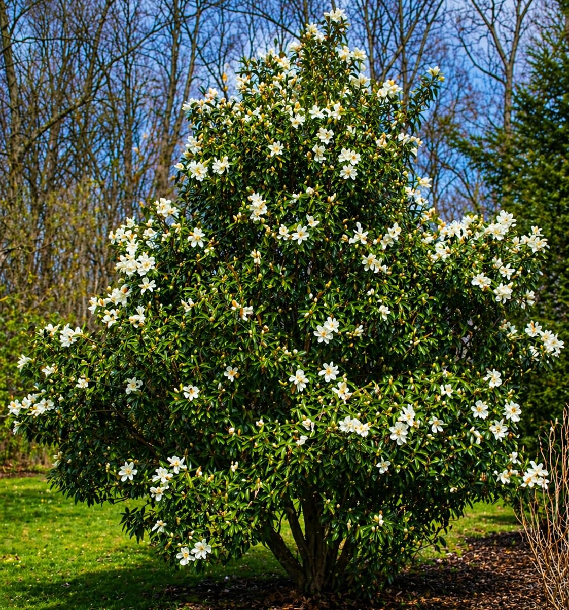 Banana Magnolia Bush (Banana Shrub) - 12-18" Tall Live Plant - Gallon Pot - Fragrant Evergreen Flowering Hedge - Magnolia figo