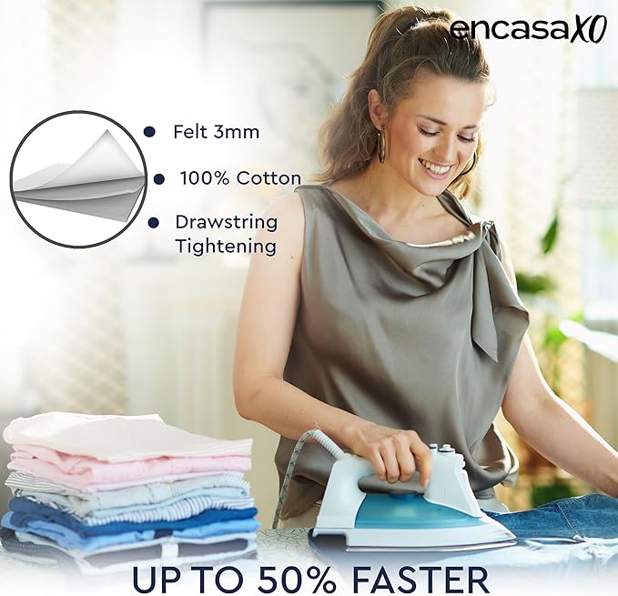 Encasa XO Ironing Board Cover and Pad 54"x18"