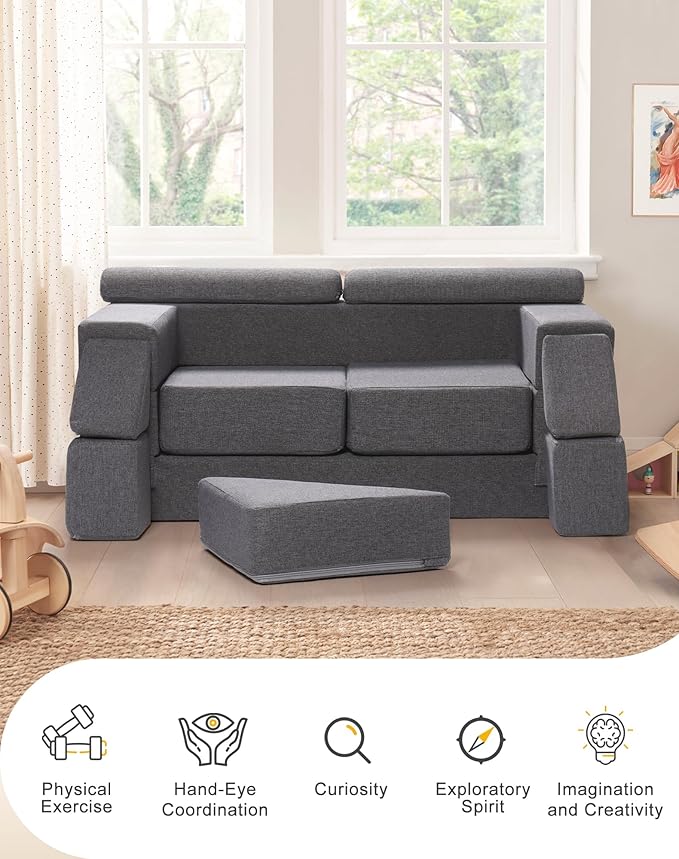 ROBUD Kids Couch, DIY-Style & Washable Toddler Sofa