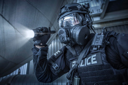 Streamlight 88081 ProTac HL 5-X USB 3500-Lumen Rechargeable Flashlight With 2 SL-B26 Battery Pack, Dual USB Cord and Wrist Lanyard, Black - Box Packaged