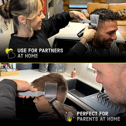 Blend Frend Original Hair Clipper Comb Right Handed – Grade 1 (3mm) | Perfect Blending Comb for Home Users & Novice Barbers | Fits All Clipper Brands | UK-Made
