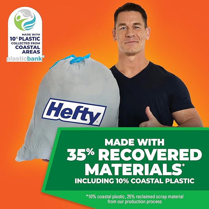 Hefty Ultra Strong Trash Bags | Kitchen | 13 Gallon | 80 Bags