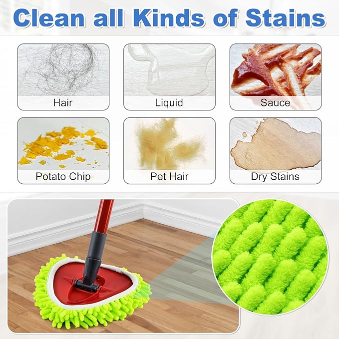 6 Pack Mop Head Replacement Compatiable