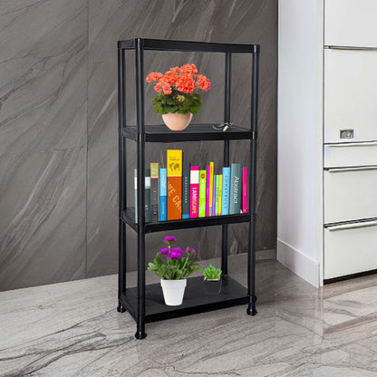 3/4/5 Tier - Plastic Shelving Unit | Garage Shelving Units | Storage Shelves | Shelving Units for Storage | Plastic Racking | Racking Shelving Unit Warehouse, Garage, Shed, and Workshop (4 Tier)