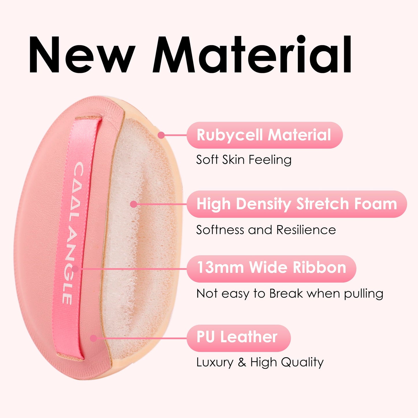 5Pcs Makeup Sponge For Foundation Concealer And Powder, Latex Free Blender Sponge For Natural And Easy Makeup Soft Long-lasting And Beginner-friendly, Green, Medium