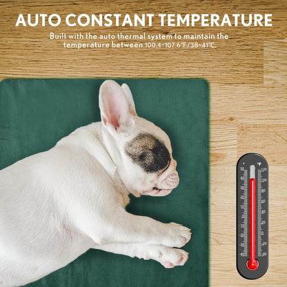 PETNF Outdoor Pet Heating Pads for Dog,Soft Electric Blanket Auto Temperature Control,Heated Mat for Dog House,Whelping Supply for Pregnant New Born Stray Feral Cat Puppy,Safe