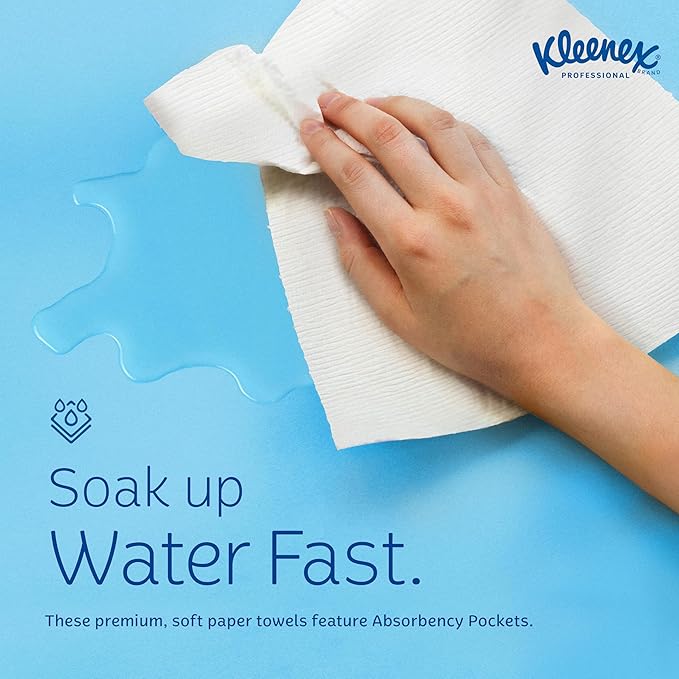 Kleenex Professional Universal Multifold Paper Towels, Absorbency Pockets