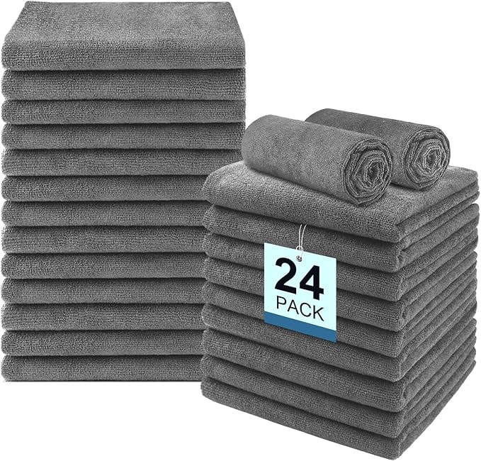 24 Pack Gym Towels Set