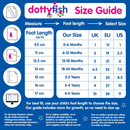 Dotty Fish Girls Soft Leather Baby and Kids Barefoot Shoes. Non-Slip Suede Soles. Elasticated Ankles, Podiatry Approved, Breathable, Lightweight & Flexible - White & Pink Hearts 12-18 Months