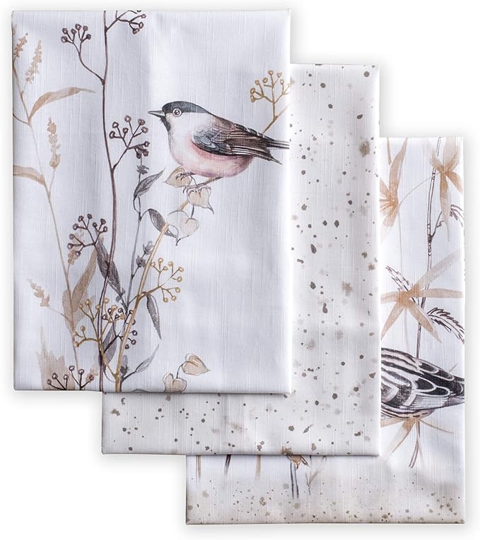 Maison d' Hermine Kitchen Towels Set of 3 100% Cotton 27.50" x 20" Reusable