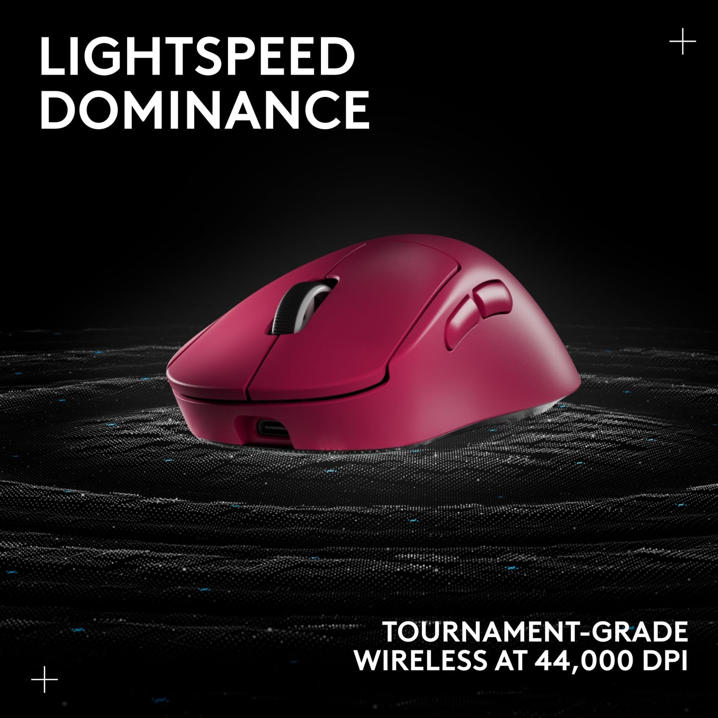 Logitech G PRO X SUPERLIGHT 2 Wireless Gaming Mouse, 60g Pro-Grade with 5 Programmable Buttons, 44k DPI Sensor, 8kHz Report Rate, USB-C Charging for PC/Mac - Black