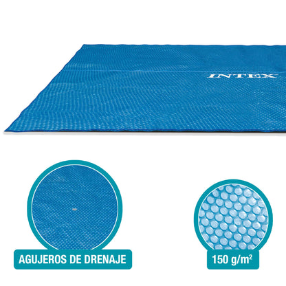 Intex Solar Cover for Ultra Frame Rectangular 400 x 200 cm Solar Tarpaulin Blue