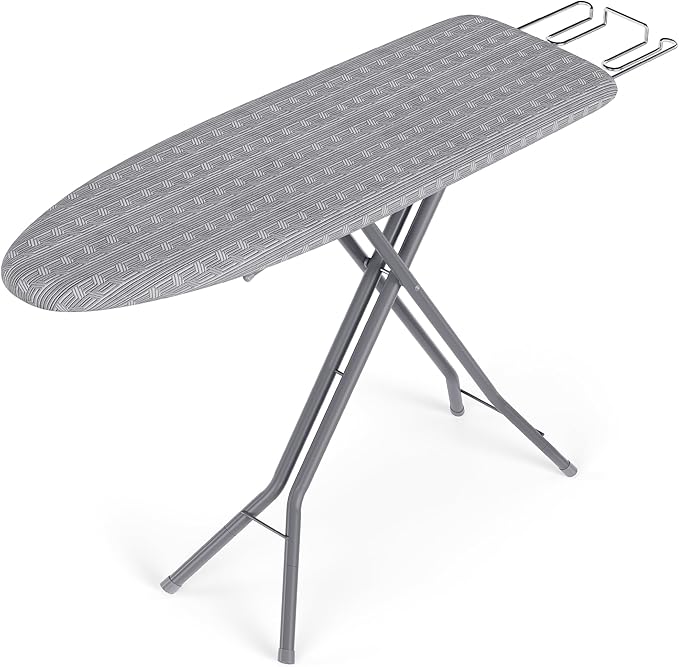 SONGMICS Ironing Board, Foldable Iron Board, Height Adjustable up to 35 Inches